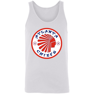 Atlanta Chiefs NASL Tank Top Classic North American Soccer League Team color White Atlanta Chiefs NASL Tank Top Classic North American Soccer League Team color White