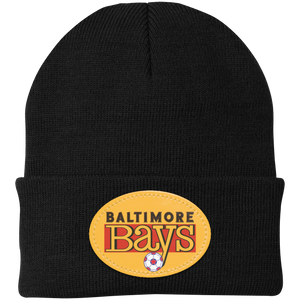 Baltimore Bays NASL Knit Beanie Cap North American Soccer League color Black Baltimore Bays NASL Knit Beanie Cap North American Soccer League color Black