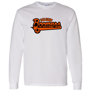 Calgary Boomers NASL Long Sleeve Shirt North American Soccer League Team color White Calgary Boomers NASL Long Sleeve Shirt North American Soccer League Team color White