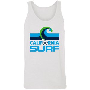 California Surf NASL Soccer Tank Top North American Soccer League Team color White California Surf NASL Soccer Tank Top North American Soccer League Team color White