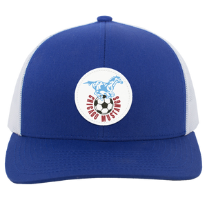 Chicago Mustangs Trucker Snapback Cap NASL Soccer Team color Royal Blue/White Chicago Mustangs Trucker Snapback Cap NASL Soccer Team color Royal Blue/White