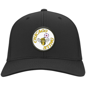 Chicago Sting Twill Cap NASL Soccer Team color Black Chicago Sting Twill Cap NASL Soccer Team color Black
