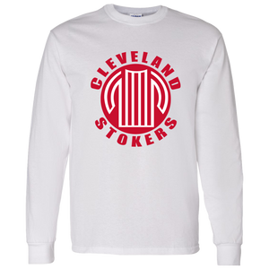 Cleveland Stokers NASL Long Sleeve Shirt North American Soccer League Team color White Cleveland Stokers NASL Long Sleeve Shirt North American Soccer League Team color White