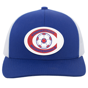 Connecticut Bicentennials Trucker Snapback Cap NASL Soccer Team color Royal Blue/White Connecticut Bicentennials Trucker Snapback Cap NASL Soccer Team color Royal Blue/White