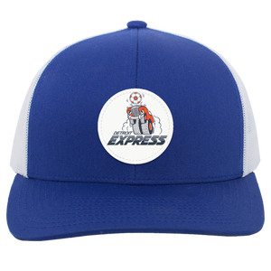 Detroit Express Trucker Snapback Cap NASL Soccer Team color Royal Blue/White Detroit Express Trucker Snapback Cap NASL Soccer Team color Royal Blue/White