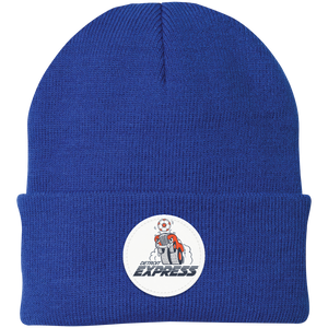 Detroit Express NASL Beanie Knit Cap North American Soccer League Team color Royal Blue Detroit Express NASL Beanie Knit Cap North American Soccer League Team color Royal Blue