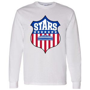 Houston Stars NASL Long Sleeve Shirt North American Soccer League Team color White Houston Stars NASL Long Sleeve Shirt North American Soccer League Team color White