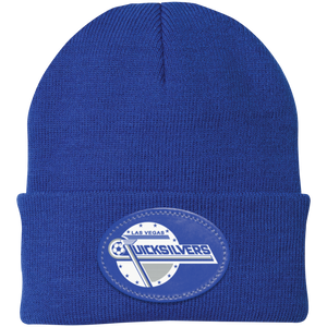 Las Vegas Quicksilvers NASL Beanie Cap Knit North American Soccer League Team color Royal Blue Las Vegas Quicksilvers NASL Beanie Cap Knit North American Soccer League Team color Royal Blue