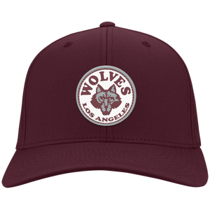 Los Angeles Wolves NASL Soccer Twill Cap color Maroon Los Angeles Wolves NASL Soccer Twill Cap color Maroon