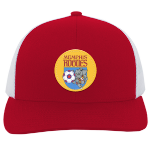 Memphis Rogues Trucker Snapback Cap NASL Soccer Team color Red/White Memphis Rogues Trucker Snapback Cap NASL Soccer Team color Red/White