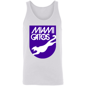 Miami Gatos NASL Tank Top North American Soccer League Team color White Miami Gatos NASL Tank Top North American Soccer League Team color White