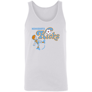 Minnesota Kicks NASL Tank Top North American Soccer League Team color White Minnesota Kicks NASL Tank Top North American Soccer League Team color White