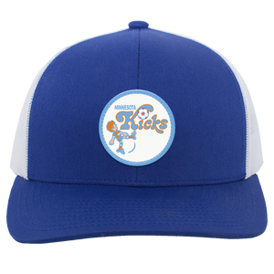 Minnesota Kicks Trucker Snapback Cap NASL Soccer Team color Royal Blue/White Minnesota Kicks Trucker Snapback Cap NASL Soccer Team color Royal Blue/White