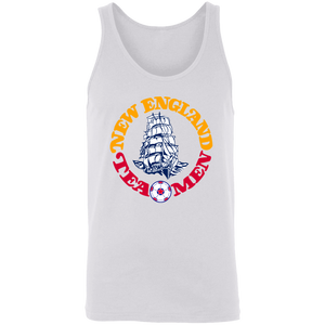 New England Tea Men NASL Tank Top Classic North American Soccer League Team color White New England Tea Men NASL Tank Top Classic North American Soccer League Team color White