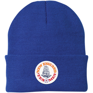 New England Tea Men NASL Beanie Cap Knit North American Soccer League Team color Royal Blue New England Tea Men NASL Beanie Cap Knit North American Soccer League Team color Royal Blue