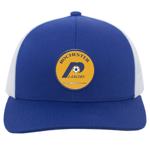 Rochester Lancers Trucker Snapback Cap NASL Soccer Team color Royal Blue/White Rochester Lancers Trucker Snapback Cap NASL Soccer Team color Royal Blue/White