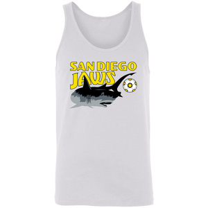 San Diego Jaws NASL Tank Top Classic North American Soccer League Team color White San Diego Jaws NASL Tank Top Classic North American Soccer League Team color White