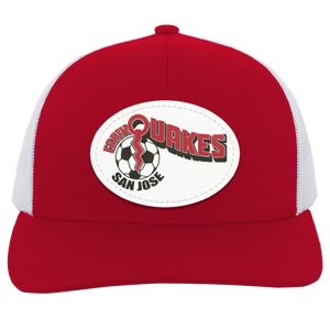 San Jose Earthquakes Trucker Snapback Cap NASL Soccer Team color Red/White San Jose Earthquakes Trucker Snapback Cap NASL Soccer Team color Red/White