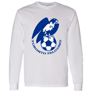 Toronto Falcons NASL Long Sleeve Shirt North American Soccer League Team color White Toronto Falcons NASL Long Sleeve Shirt North American Soccer League Team color White