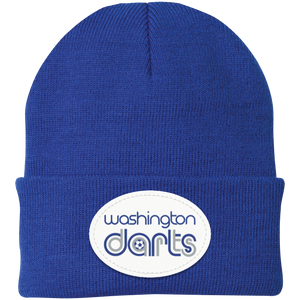 Washington Darts NASL Beanie Cap Knit North American Soccer League Team color Royal Blue Washington Darts NASL Beanie Cap Knit North American Soccer League Team color Royal Blue