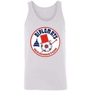 Washington Diplomats NASL Tank Top Classic North American Soccer League Team color White Washington Diplomats NASL Tank Top Classic North American Soccer League Team color White