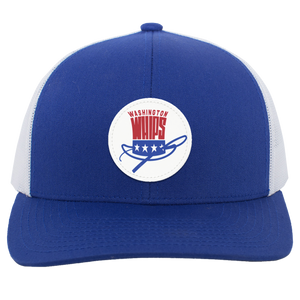 Washington Whips Trucker Snapback Cap NASL Soccer Team color Royal Blue/White Washington Whips Trucker Snapback Cap NASL Soccer Team color Royal Blue/White