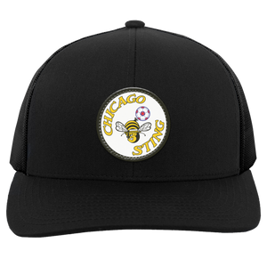 Chicago Sting Trucker Snapback Cap NASL Soccer Team color Black Chicago Sting Trucker Snapback Cap NASL Soccer Team color Black
