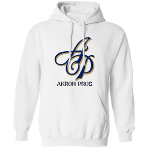 Akron Pros Hoodie Pullover Classic NFL Football Team color White Akron Pros Hoodie Pullover Classic NFL Football Team color White