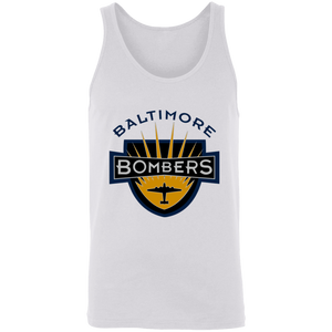 Baltimore Bombers Tank Top NFL Football Team Fan Apparel color White Baltimore Bombers Tank Top NFL Football Team Fan Apparel color White