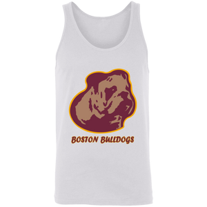 Boston Bulldogs Tank Top NFL Football Team Apparel color White Boston Bulldogs Tank Top NFL Football Team Apparel color White