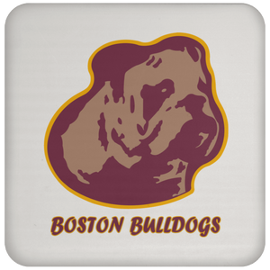 Boston Bulldogs Drink Coaster Table Pad NFL Football Team Drinkware color White Boston Bulldogs Drink Coaster Table Pad NFL Football Team Drinkware color White