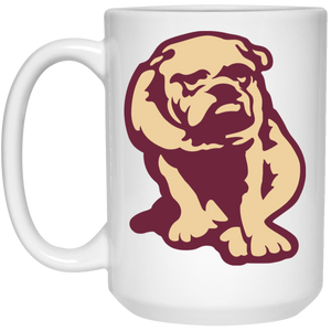 Canton Bulldogs Mug 15 oz. White Glossy Ceramic NFL Football Team Drinkware Canton Bulldogs Mug 15 oz. White Glossy Ceramic NFL Football Team Drinkware