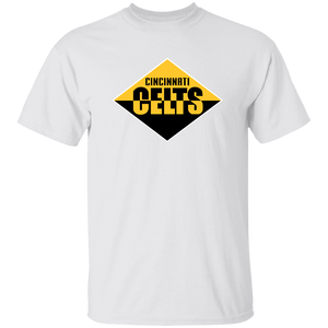 Cincinnati Celts T-shirt Classic NFL Football Team Fan Apparel color White Cincinnati Celts T-shirt Classic NFL Football Team Fan Apparel color White