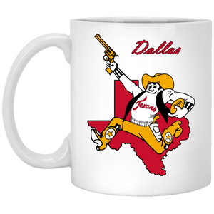 Dallas Texans Mug 11 oz. White Glossy Ceramic NFL Football Team Drinkware Dallas Texans Mug 11 oz. White Glossy Ceramic NFL Football Team Drinkware