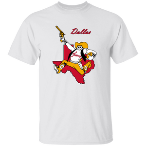 Dallas Texans T-shirt Classic NFL Football Team Fan Apparel color White Dallas Texans T-shirt Classic NFL Football Team Fan Apparel color White