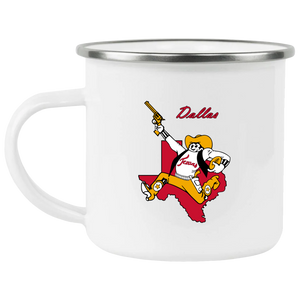 Dallas Texans Camping Mug 12 oz. Enamel NFL Football Team Drinkware Dallas Texans Camping Mug 12 oz. Enamel NFL Football Team Drinkware