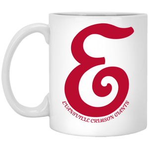 Evansville Crimson Giants Mug 11 oz. White Glossy Ceramic NFL Football Team Drinkware Evansville Crimson Giants Mug 11 oz. White Glossy Ceramic NFL Football Team Drinkware