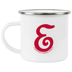 Evansville Crimson Giants Camping Mug 12 oz. Enamel NFL Football Team Drinkware color White Evansville Crimson Giants Camping Mug 12 oz. Enamel NFL Football Team Drinkware color White