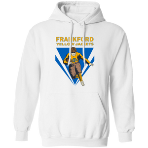 Frankford Yellow Jackets Hoodie Pullover Classic NFL Football Team Fan Apparel color White Frankford Yellow Jackets Hoodie Pullover Classic NFL Football Team Fan Apparel color White