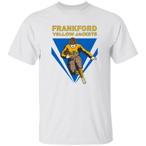 Frankford Yellow Jackets T-shirt Classic NFL Football Team Fan Apparel color White Frankford Yellow Jackets T-shirt Classic NFL Football Team Fan Apparel color White