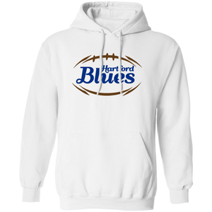 Hartford Blues Hoodie Pullover Classic NFL Football Team Fan Apparel color White Hartford Blues Hoodie Pullover Classic NFL Football Team Fan Apparel color White
