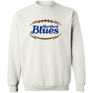 Hartford Blues Sweatshirt Crewneck Pullover NFL Football Team Fan Apparel color White Hartford Blues Sweatshirt Crewneck Pullover NFL Football Team Fan Apparel color White