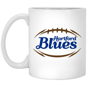 Hartford Blues Mug 11 oz. White Glossy Ceramic NFL Football Team Drinkware Hartford Blues Mug 11 oz. White Glossy Ceramic NFL Football Team Drinkware