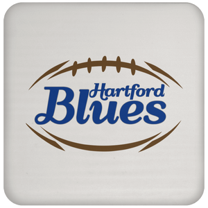 Hartford Blues Drink Coaster NFL Football Team Fan Apparel color White Hartford Blues Drink Coaster NFL Football Team Fan Apparel color White