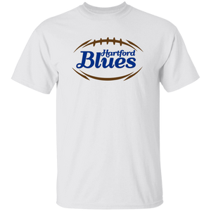 Hartford Blues T-shirt Classic NFL Football Team Fan Apparel color White Hartford Blues T-shirt Classic NFL Football Team Fan Apparel color White