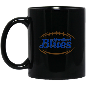 Hartford Blues Mug 11 oz. Black Glossy Ceramic NFL Football Team Drinkware Hartford Blues Mug 11 oz. Black Glossy Ceramic NFL Football Team Drinkware