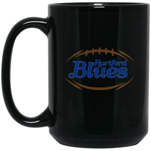 Hartford Blues Mug 15 oz. Black Glossy Ceramic NFL Football Team Drinkware Hartford Blues Mug 15 oz. Black Glossy Ceramic NFL Football Team Drinkware