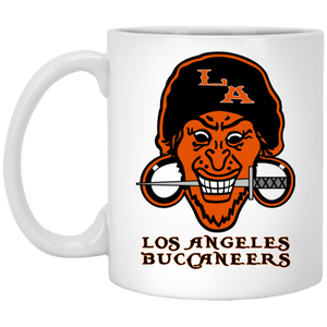 Los Angeles Buccaneers Mug 11 oz. White Glossy Ceramic NFL Football Team Drinkware Los Angeles Buccaneers Mug 11 oz. White Glossy Ceramic NFL Football Team Drinkware