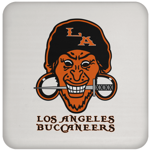 Los Angeles Buccaneers Drink Coaster NFL Football Team Drinkware color White Los Angeles Buccaneers Drink Coaster NFL Football Team Drinkware color White