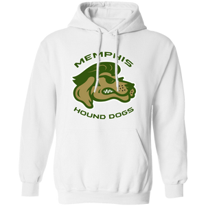 Memphis Hound Dogs Hoodie Pullover Classic NFL Football Team Fan Apparel color White Memphis Hound Dogs Hoodie Pullover Classic NFL Football Team Fan Apparel color White